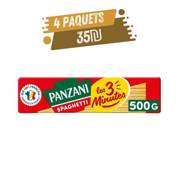 Panzani - Spaghetti cuisson rapide 3min 500g