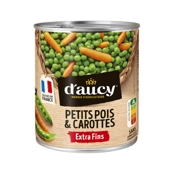 D’aucy - Petit pois Carottes 530g net