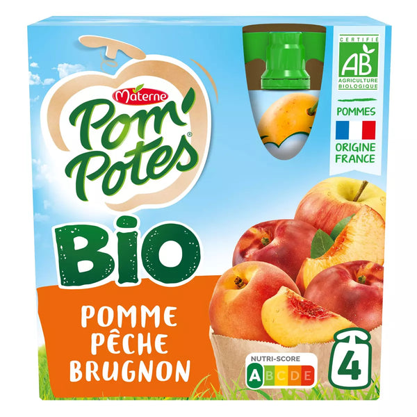 POM'POTES
Gourdes pomme pêche brugnon bio