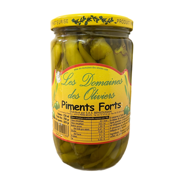 Les domaines des oliviers - piments forts verts