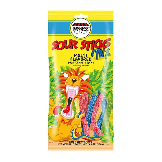 Paskesz - Sour Sticks multi flavoured