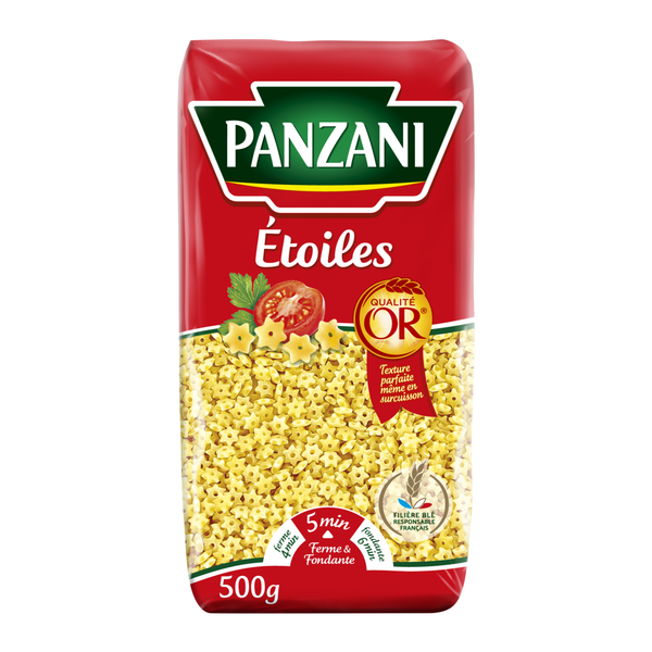 Panzani - Pâtes étoiles 500g