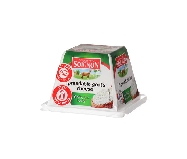 Soignon - chèvre à tartiner ail et fines herbes 140g