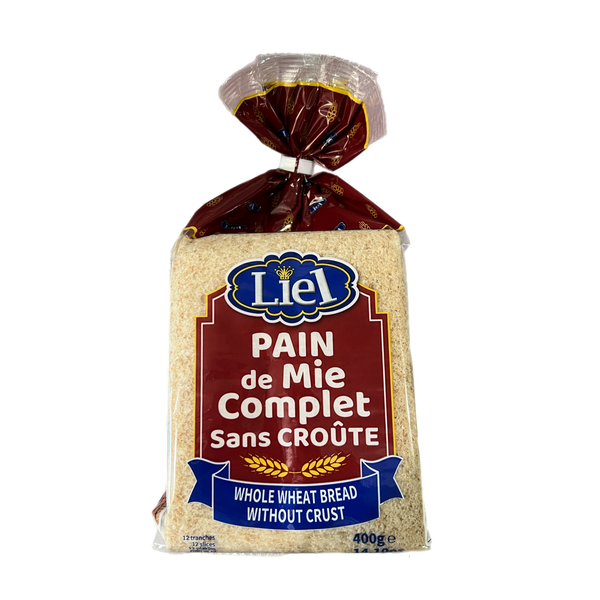 Liel - Pain de mie complet sans croûte 400g