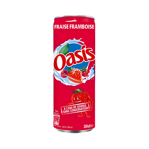 Oasis - fraise & framboise 24x33cl