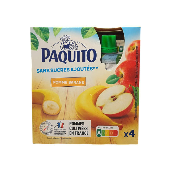 Paquito - compotes pomme banane x4