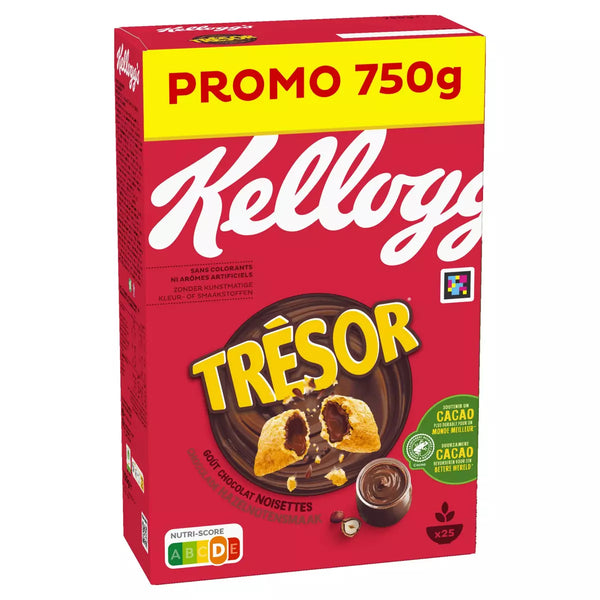 Kellogg's - trésor chocolat noisettes 750g