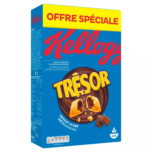Kellogg's - trésor chocolat au lait 750g