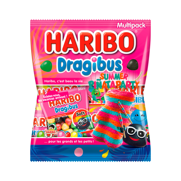 Haribo - multipacks dragibus Summer pinata party 280g
