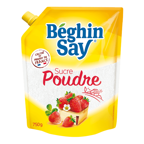 Beghin say - sucre poudre 750g