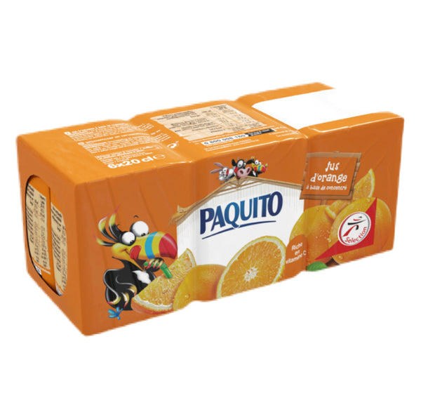 Paquito - briques jus d'orange x6