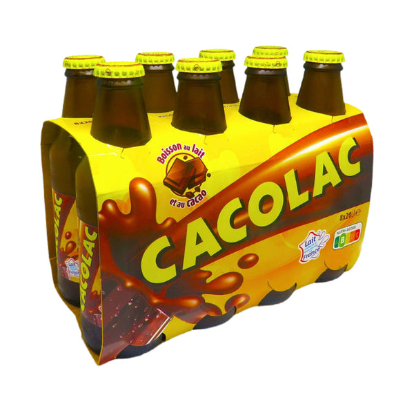 Cacolac - boisson lactée au cacao le pack de 8 bouteilles de 20cl