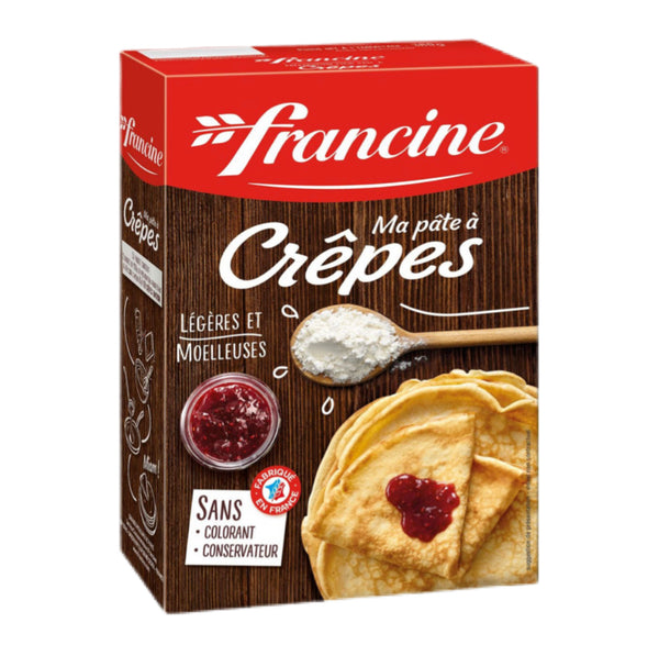 Francine - Préparation pâte à crêpes légères et moelleuses 380g