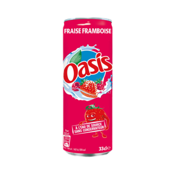 Oasis - fraise & framboise 33cl