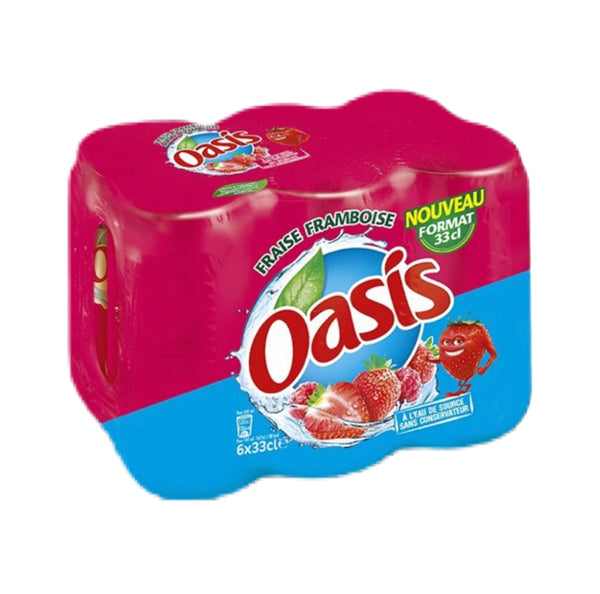 Oasis - fraise & framboise x6