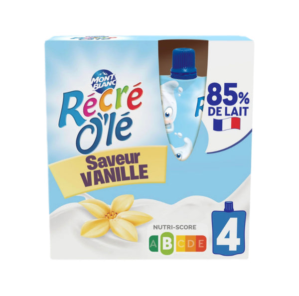 Mont blanc - recre o'le saveur vanille 4x90g