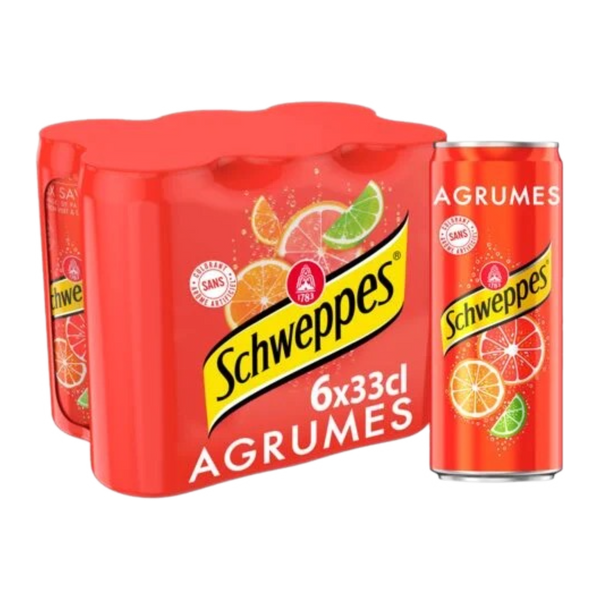 Schweppes - agrumes 6x33cl