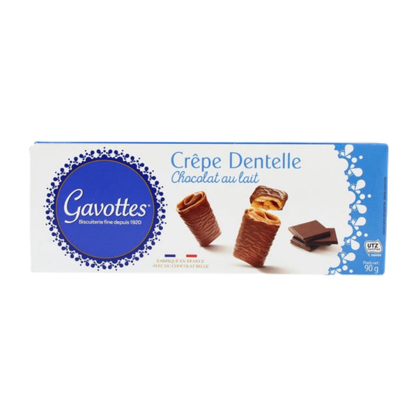 Gavottes - Biscuits crêpe dentelle chocolat lait